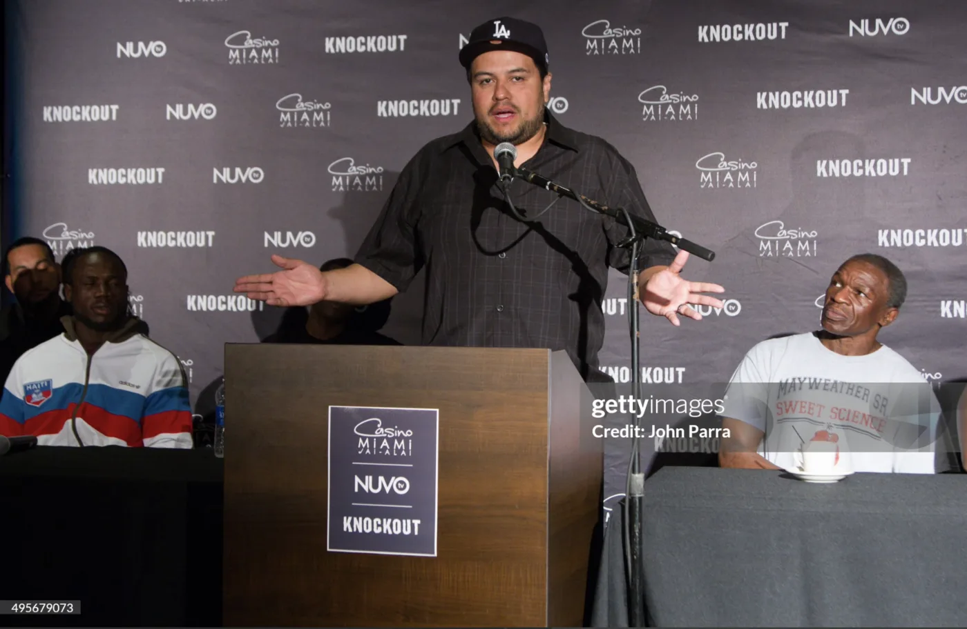 Rene Aguirre speaking at KNOCK Live Event